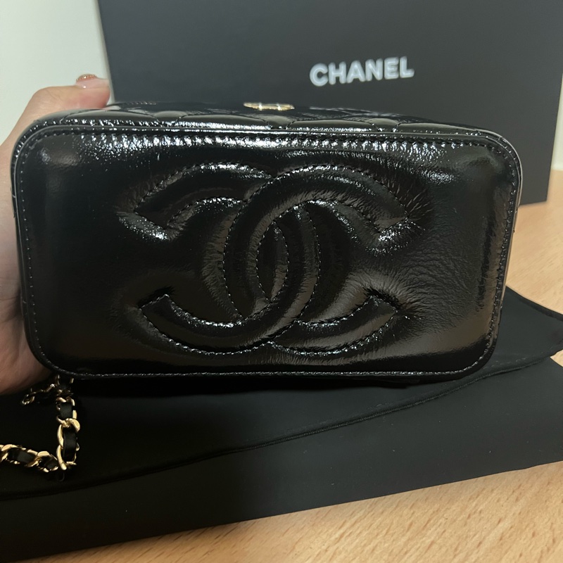 chanel雙層化妝包-3