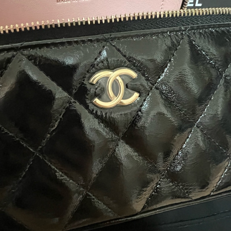 chanel雙層化妝包-8