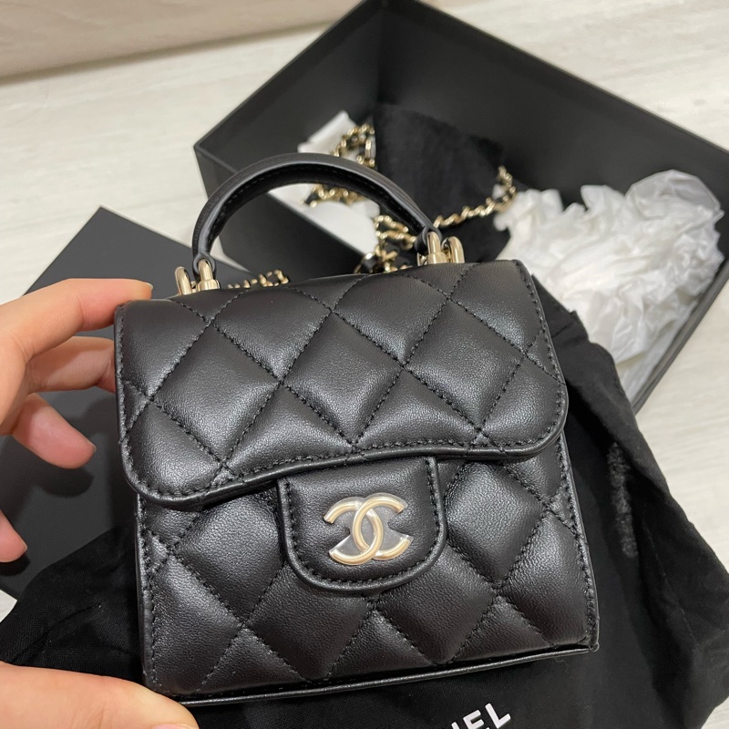 chanel 香奈兒手柄鏈條小包-9