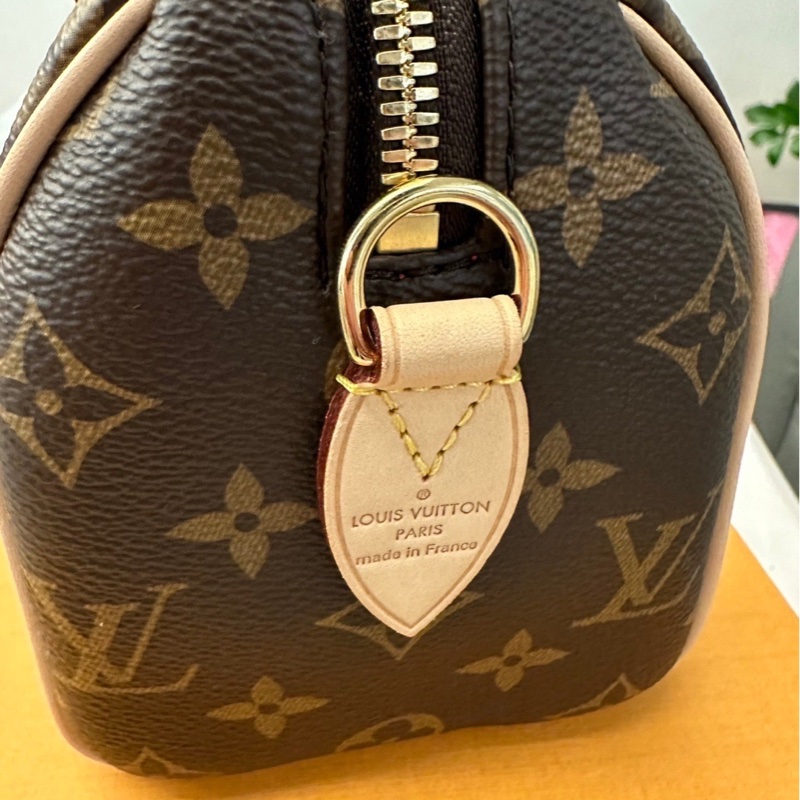 LV SPEEDY 20粉背帶-3