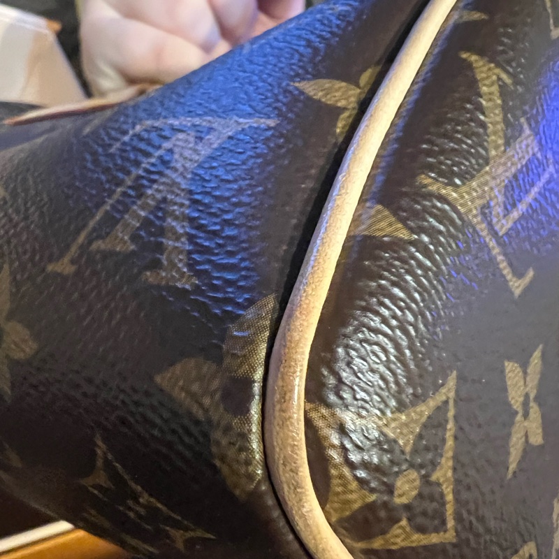 LV SPEEDY 20粉背帶-12