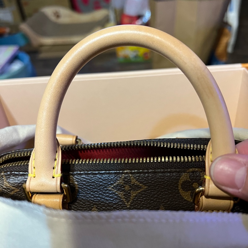 LV SPEEDY 20粉背帶-20