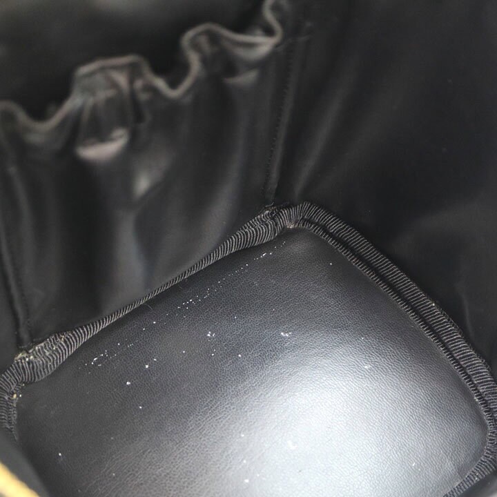 正品✨香奈兒CHANEL二手老香vintage經典漆皮水桶化妝包✨誠可議-4