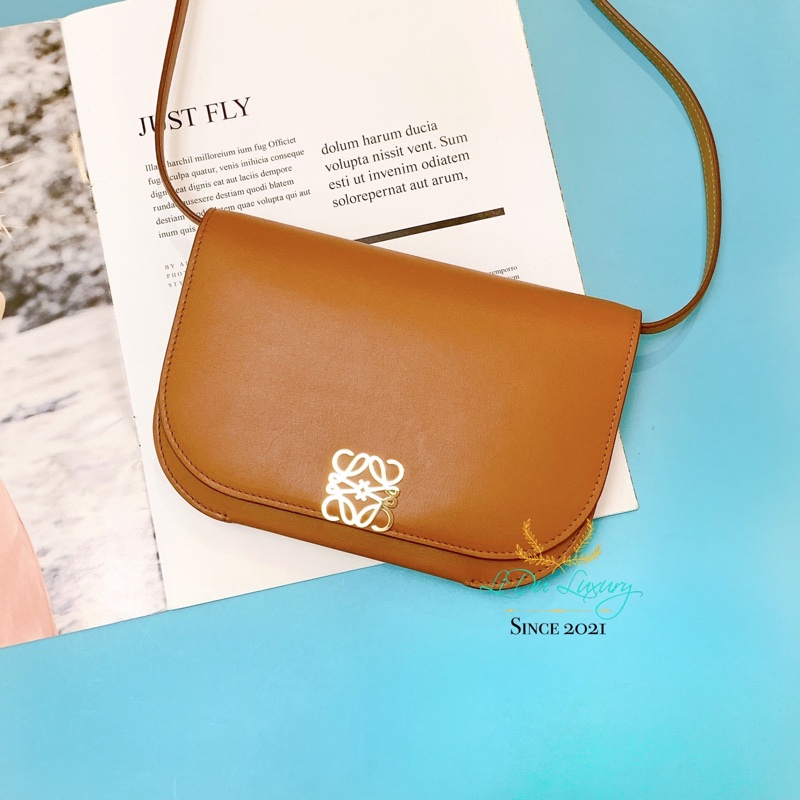 LOEWE GOYA 焦糖拿鐵 風琴包-0