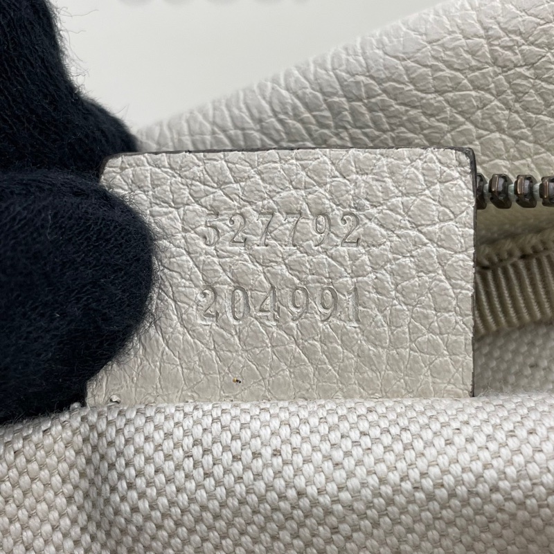 GUCCI 復古風格圖案 小牛皮 #胸口包 / #腰包   小款（白） 長背帶🔥-15