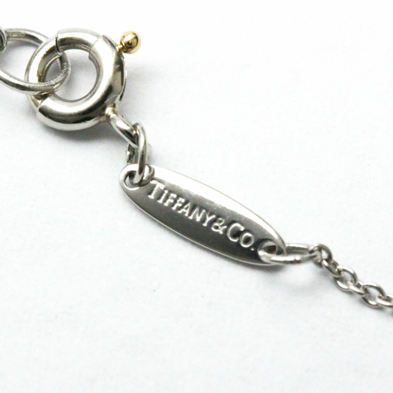 【日本直送】Tiffany Open Heart 鉑金鑽石男士女士時尚吊墜項鍊（銀色）-6