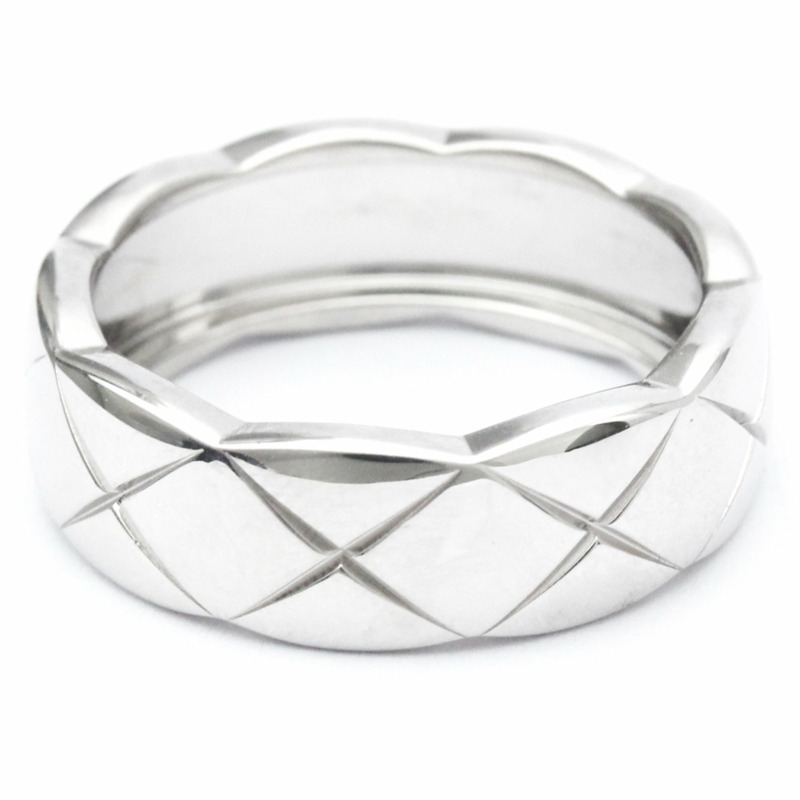 【日本直送】Chanel Coco Crush 戒指 白金 (18K) 時尚無石戒指 銀-1