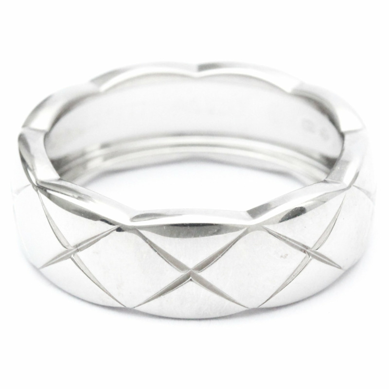 【日本直送】Chanel Coco Crush 戒指 白金 (18K) 時尚無石戒指 銀-3