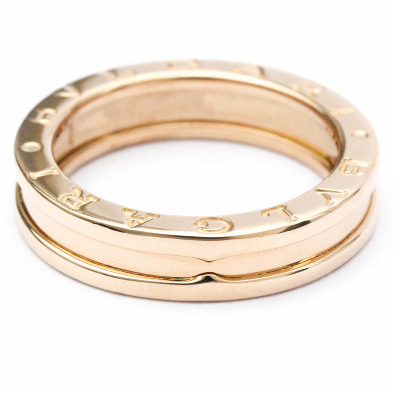 【日本直送】Bvlgari B.zero1 玫瑰金 (18K) 時尚無石戒指 玫瑰金-0