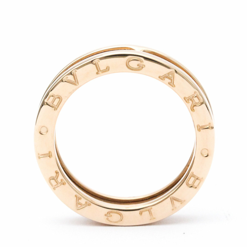【日本直送】Bvlgari B.zero1 玫瑰金 (18K) 時尚無石戒指 玫瑰金-1