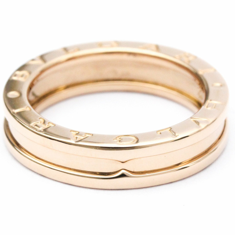 【日本直送】Bvlgari B.zero1 玫瑰金 (18K) 時尚無石戒指 玫瑰金-3