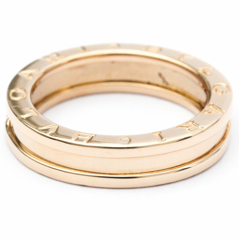 【日本直送】Bvlgari B.zero1 玫瑰金 (18K) 時尚無石戒指 玫瑰金-4