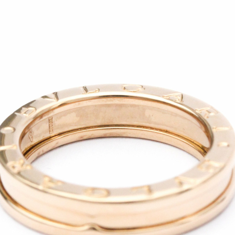 【日本直送】Bvlgari B.zero1 玫瑰金 (18K) 時尚無石戒指 玫瑰金-6