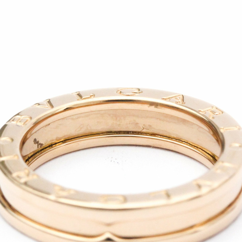 【日本直送】Bvlgari B.zero1 玫瑰金 (18K) 時尚無石戒指 玫瑰金-8