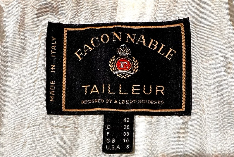 ［併單Ｐ］Façonnable 氣質灰西裝長褲套裝＋UNTITLED 白色圓裙+LONGCHAMP 粉色方絲巾-10