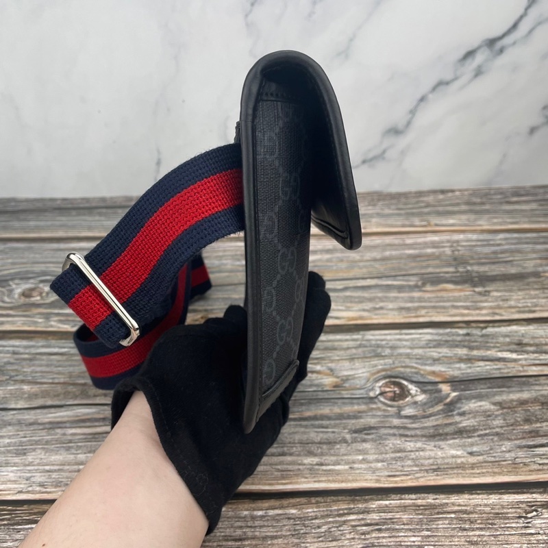 #GUCCI GG Supreme 帆布印花 #腰包 / #胸口包 /#斜背包 / #肩背包-5
