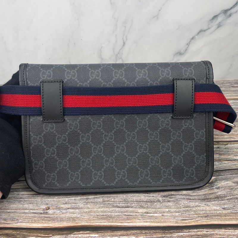 #GUCCI GG Supreme 帆布印花 #腰包 / #胸口包 /#斜背包 / #肩背包-6