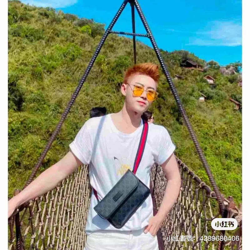 #GUCCI GG Supreme 帆布印花 #腰包 / #胸口包 /#斜背包 / #肩背包-1