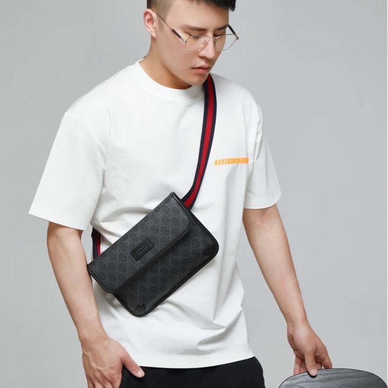 #GUCCI GG Supreme 帆布印花 #腰包 / #胸口包 /#斜背包 / #肩背包-2
