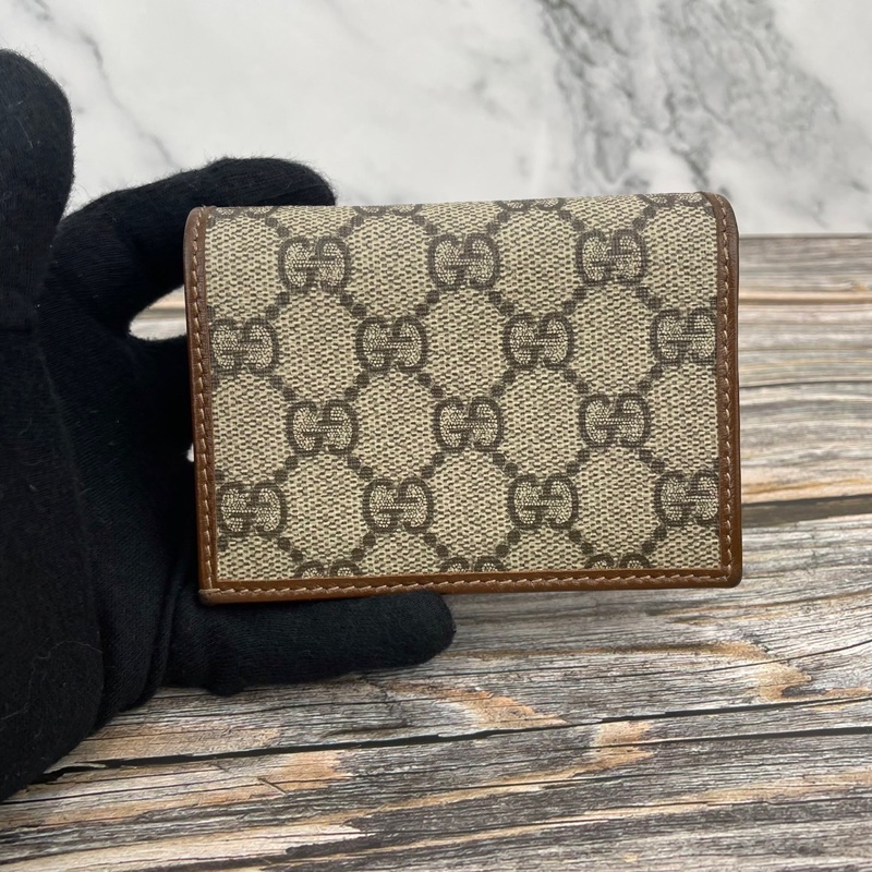 #全配 #GUCCI Horsebit 1955 馬銜壓釦 #短夾 / #卡夾-3