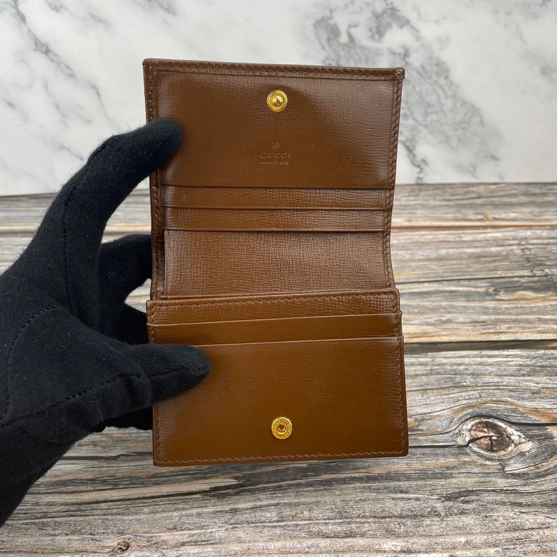 #全配 #GUCCI Horsebit 1955 馬銜壓釦 #短夾 / #卡夾-14