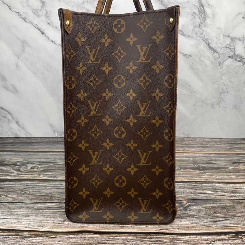 Louis Vuitton 路易威登M44576經典ONTHEGO Monogram Reverse帆布 #購物包 / #手提包 / #肩背包-4