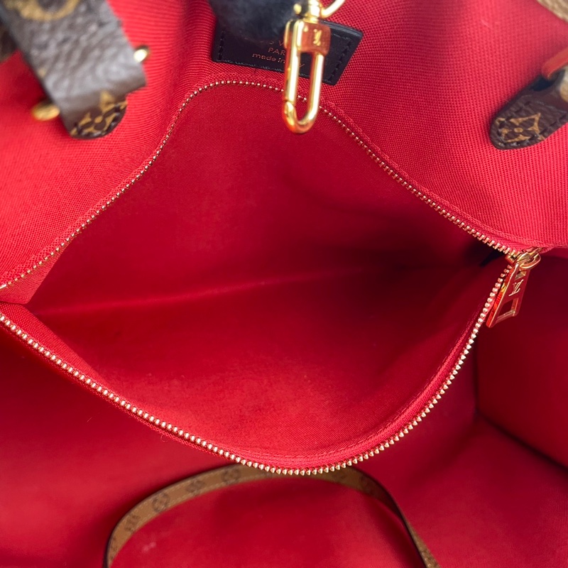 Louis Vuitton 路易威登M44576經典ONTHEGO Monogram Reverse帆布 #購物包 / #手提包 / #肩背包-9