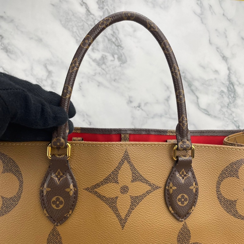 Louis Vuitton 路易威登M44576經典ONTHEGO Monogram Reverse帆布 #購物包 / #手提包 / #肩背包-17
