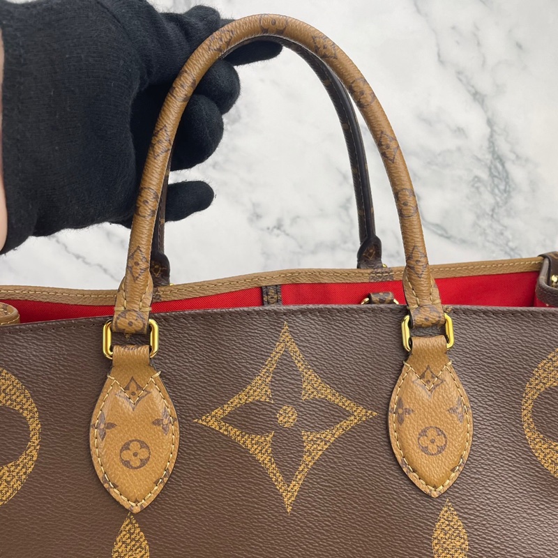 Louis Vuitton 路易威登M44576經典ONTHEGO Monogram Reverse帆布 #購物包 / #手提包 / #肩背包-18