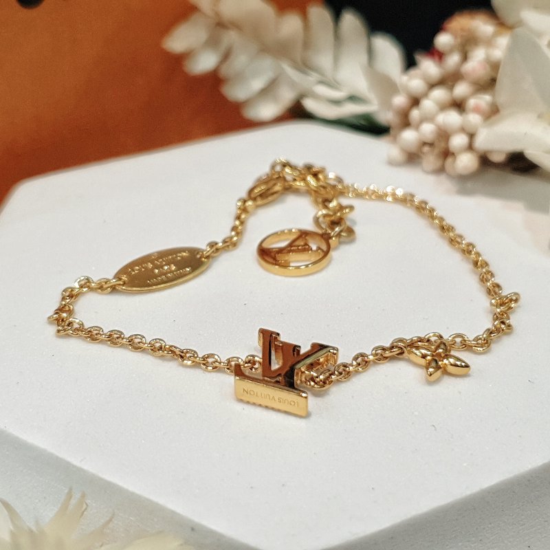 Louis Vuitton LV 金色 ICONIC 水鑽手鍊/飾品-2