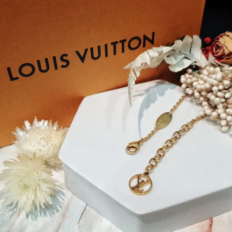 Louis Vuitton LV 金色 ICONIC 水鑽手鍊/飾品-3