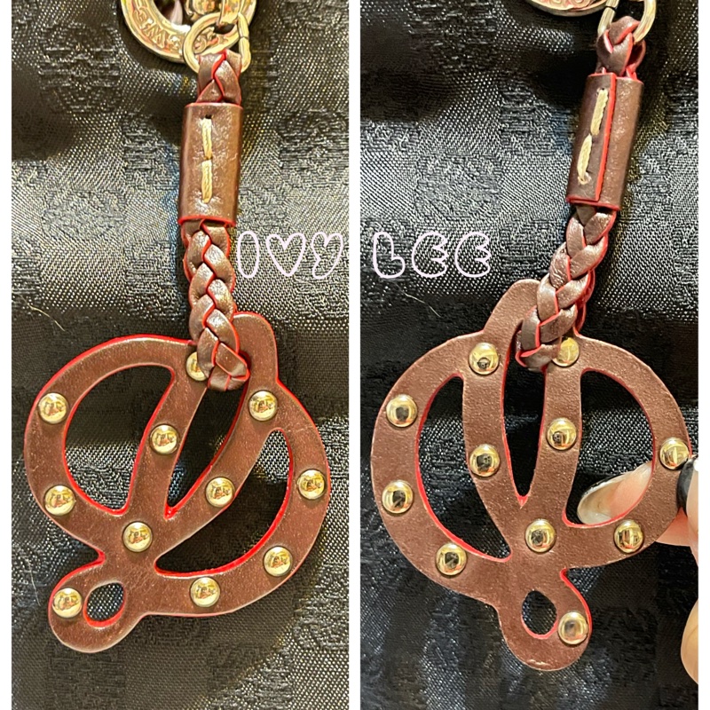 LOEWE 帆布水桶包 肩背包 VINTAGE 鏈條提把 質感黑壓印Logo 二手精品 正品-7