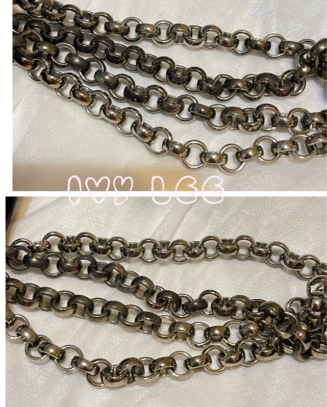 LOEWE 帆布水桶包 肩背包 VINTAGE 鏈條提把 質感黑壓印Logo 二手精品 正品-9