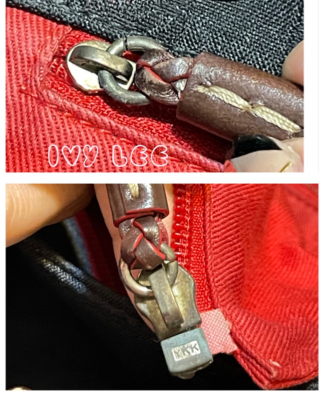 LOEWE 帆布水桶包 肩背包 VINTAGE 鏈條提把 質感黑壓印Logo 二手精品 正品-15