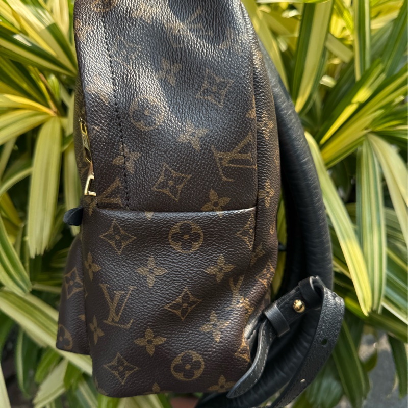 二手LOUIS VUITTON 原花 M44871小型後背包PALM SPRINGS PM孫芸芸款-2