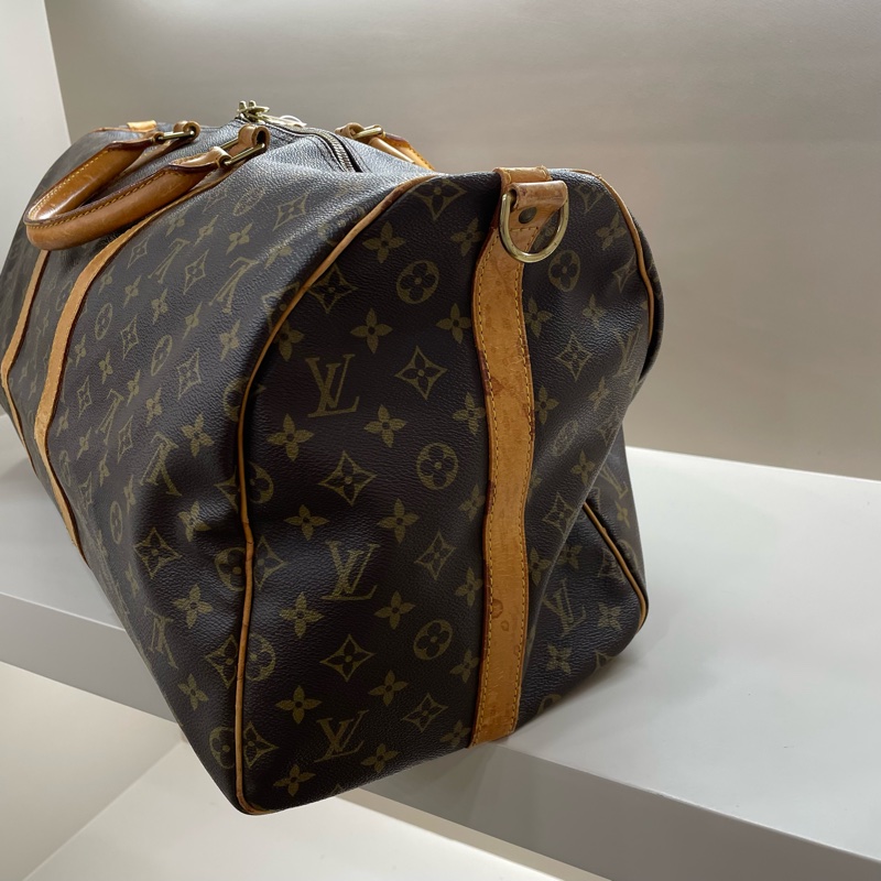 Louis Vuitton｜老花旅行袋55公分 附背帶-3