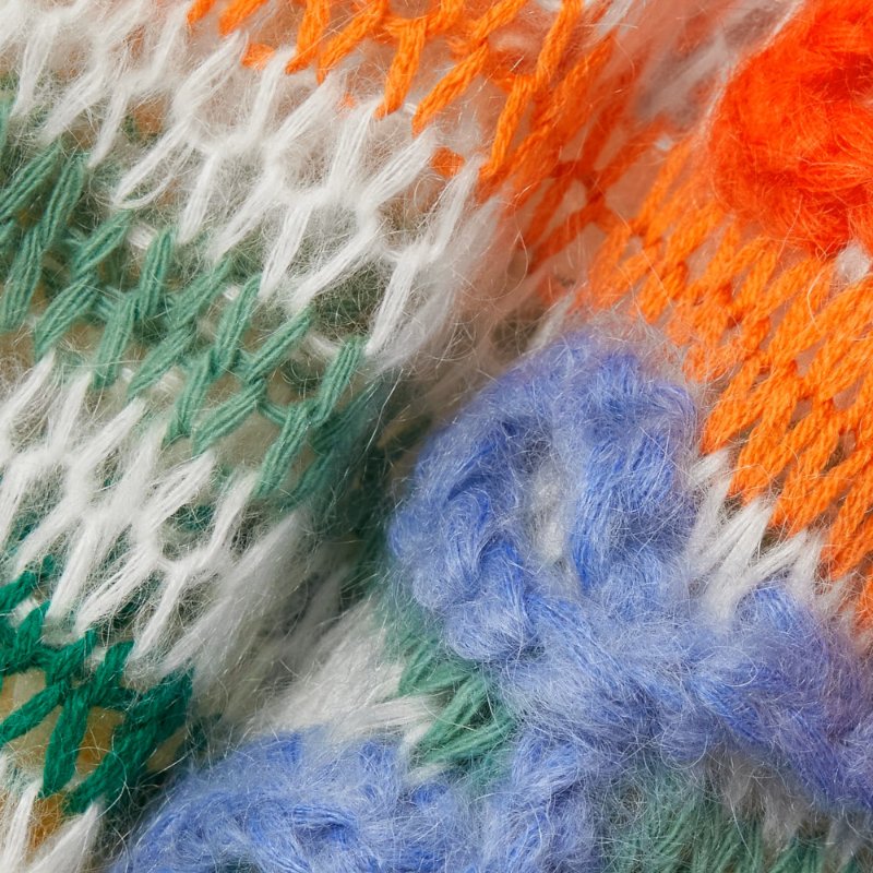 出清【LOEWE 羅威】Stripe 馬海毛 條紋 毛衣 XS-1