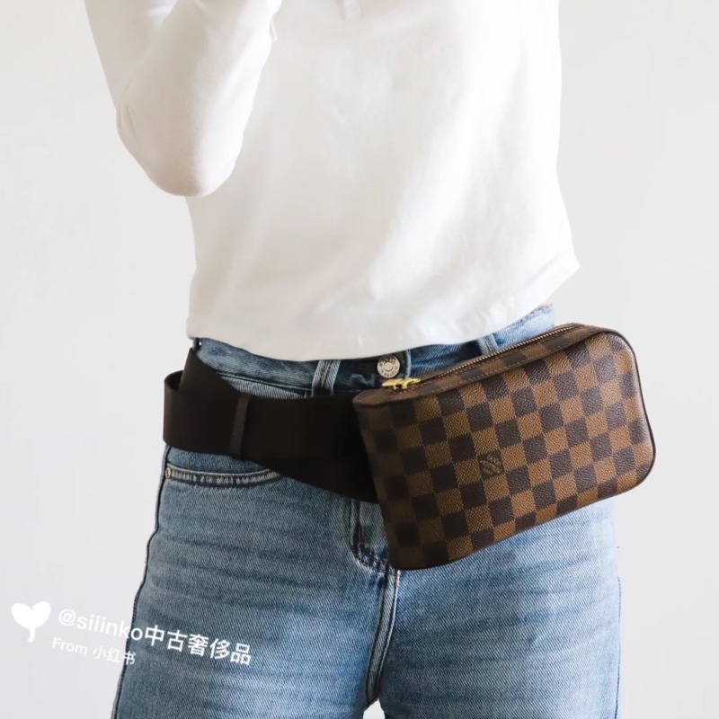❗️大降價秒殺價❗️#Lv #vintage #棋盤格 斜背 #胸口包 #腰包 #胸包 #男包-6