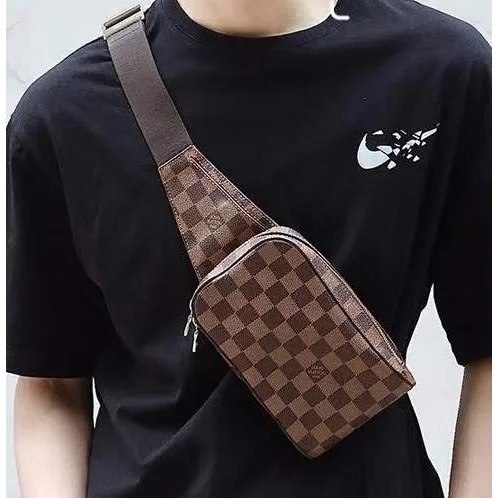 ❗️大降價秒殺價❗️#Lv #vintage #棋盤格 斜背 #胸口包 #腰包 #胸包-0