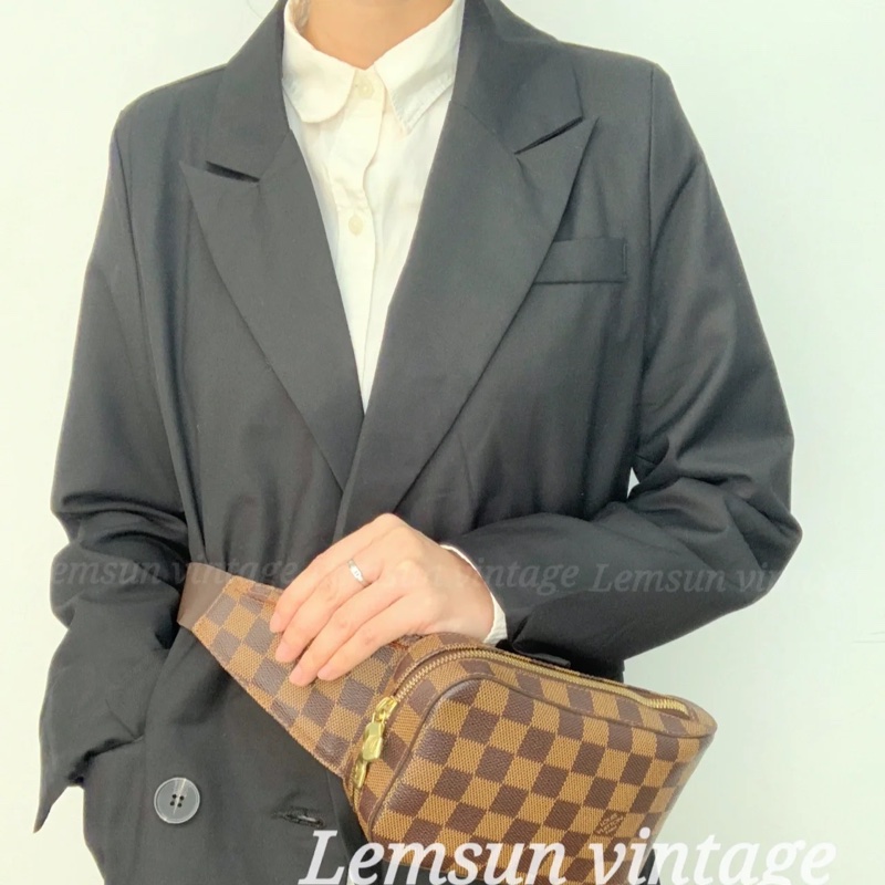 ❗️大降價秒殺價❗️#Lv #vintage #棋盤格 斜背 #胸口包 #腰包 #胸包-4