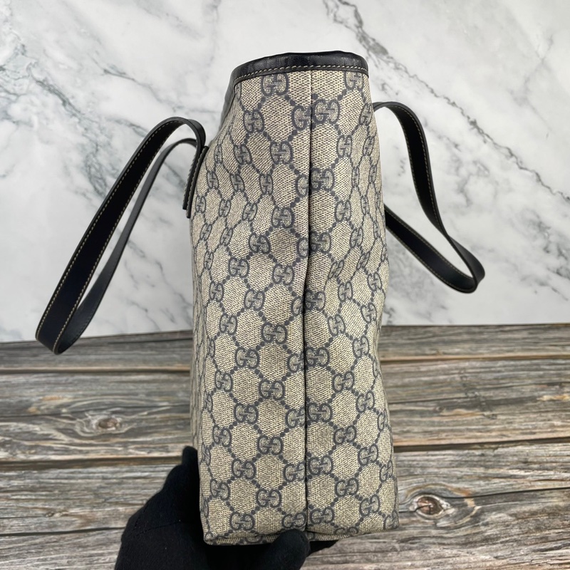 #GUCCI 211137 經典雙G緹花防水PVC拉鍊 #托特包 / #手提包-7