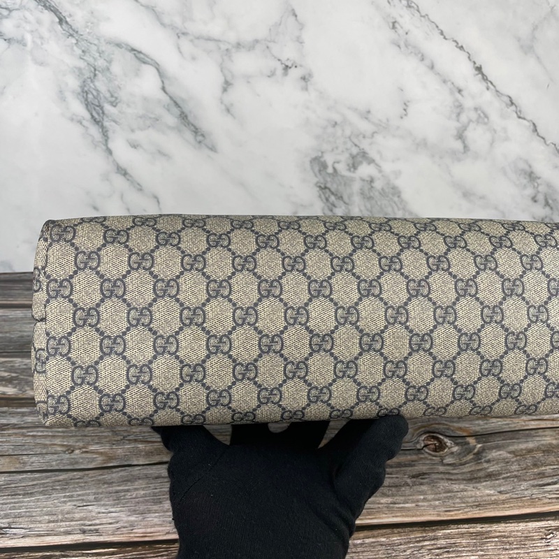 #GUCCI 211137 經典雙G緹花防水PVC拉鍊 #托特包 / #手提包-9