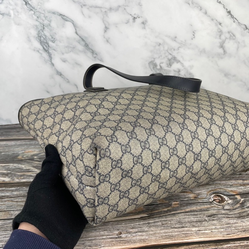 #GUCCI 211137 經典雙G緹花防水PVC拉鍊 #托特包 / #手提包-13