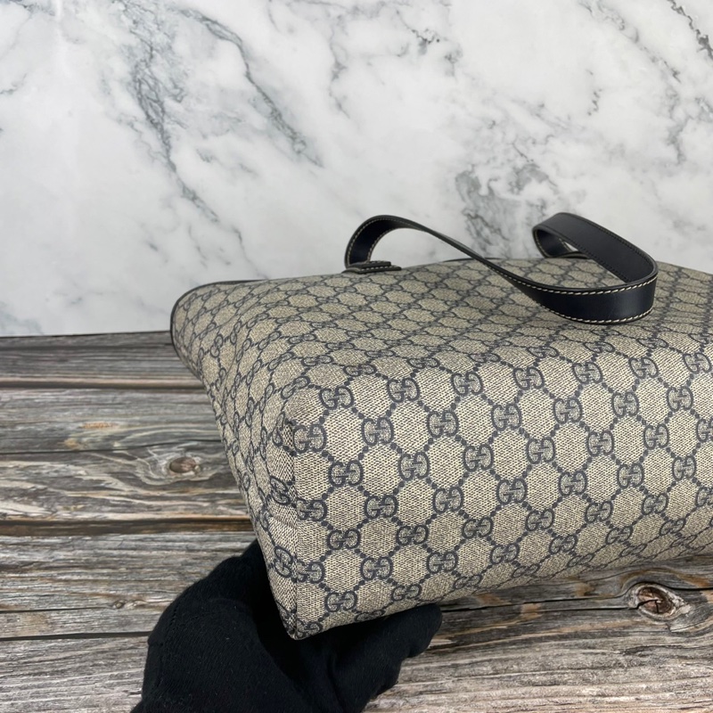 #GUCCI 211137 經典雙G緹花防水PVC拉鍊 #托特包 / #手提包-15