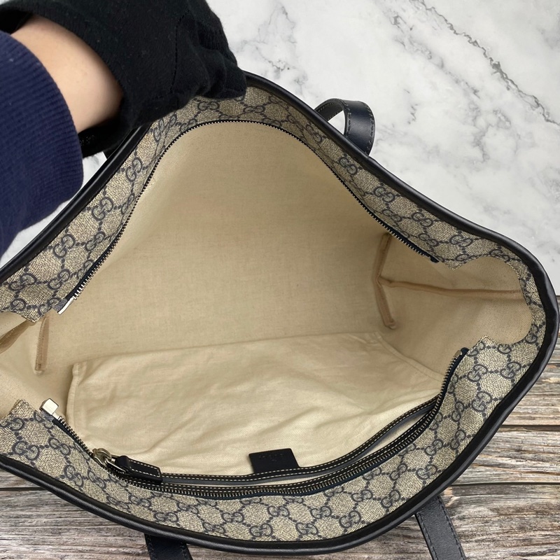 #GUCCI 211137 經典雙G緹花防水PVC拉鍊 #托特包 / #手提包-19