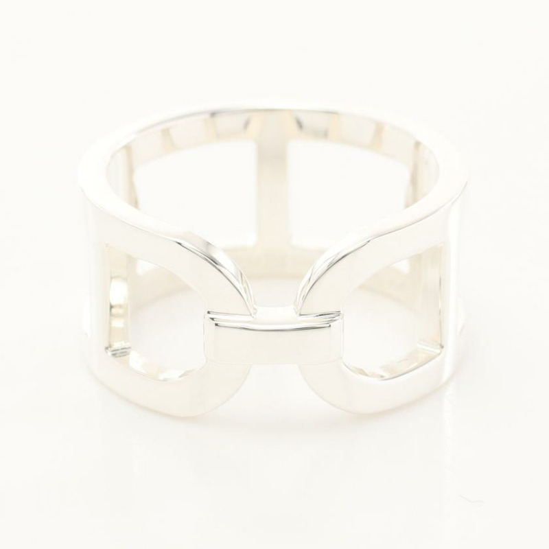【日本直送】 中古HERMES[A]EVA Chaine dAncre MM  戒指 SV925 銀色-0