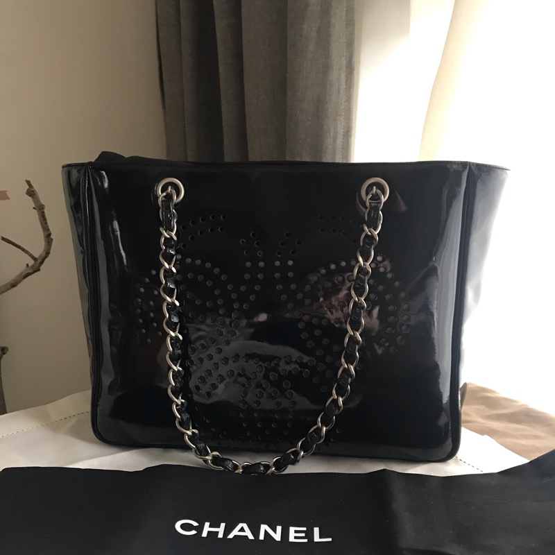 Chanel托特包/側背包/手提包/海灘包/購物包💝正品💝良好💝附贈隔層內袋-2