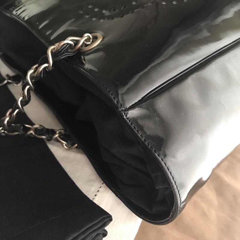 Chanel托特包/側背包/手提包/海灘包/購物包💝正品💝良好💝附贈隔層內袋-15