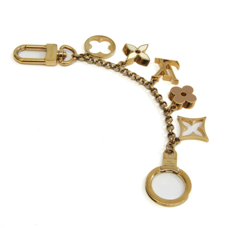 【日本直送】Louis Vuitton Porto Cle Spring Street M69008 鑰匙扣（奶油色、金色、花押字、粉色）-9