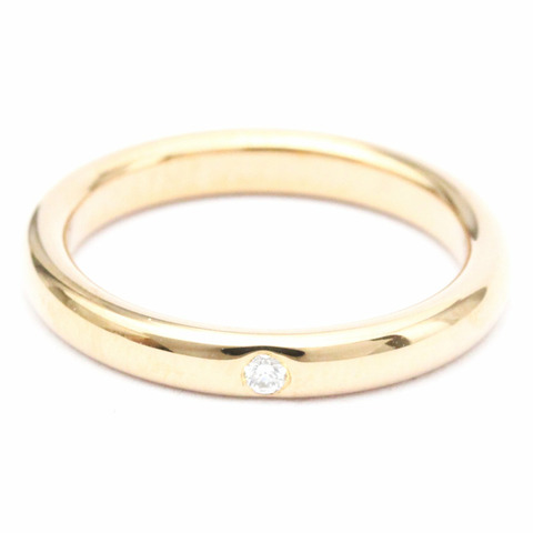Tiffany 疊戴戒指 Elsa Peretti 玫瑰金 (18K) 時尚鑽石戒指 克拉/0.02 玫瑰金